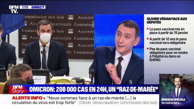 Laurent Jacobelli: Comme le gouvernement ne fait pas le boulot, il faut un bouc-émissaire et ce sont les non-vaccinés