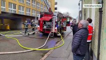 Feuerwehr-Großeinsatz bei Brand in Innsbrucker Innenstadt
