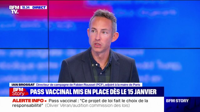 Ian Brossat: Rien ne dit que le pass vaccinal conduira les personnes non-vaccinées à aller se faire vacciner