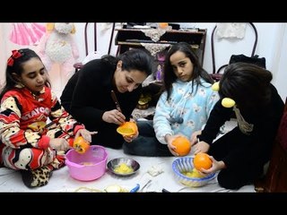 إنجي تحتفل بعيد الغطاس بـ شورية البرتقال