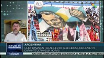 Argentina confirma 20 fallecidos por Covid-19 durante las últimas 24 horas