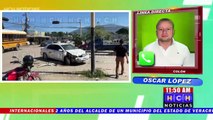 Daños materiales, deja colisión en bulevar hacia el hospital San Isidro, Tocoa