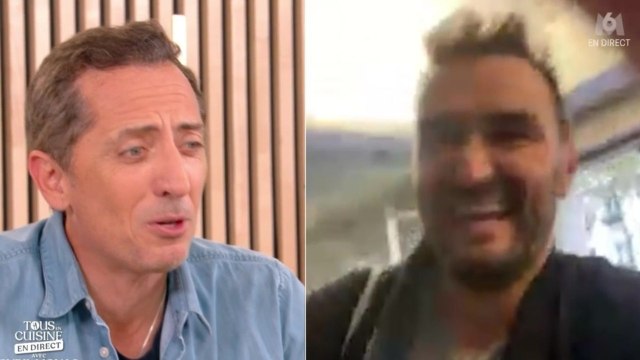 FEMME ACTUELLE - Tous en cuisine : Surprise ! Gad Elmaleh débarque dans la cuisine de Cyril Lignac (1)