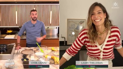 FEMME ACTUELLE - “Tous en cuisine” : Laury Thilleman conseille Cyril Lignac et exaspère les internautes