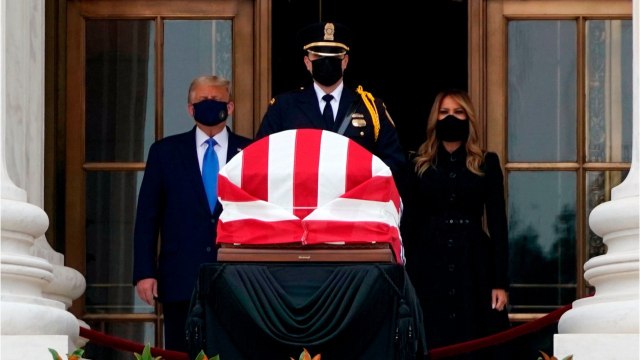 FEMME ACTUELLE - Donald et Melania Trump hués lors de l'hommage à Ruth Bader Ginsburg