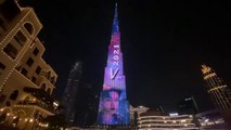 BTS V Kim Taehyung 27th Birthday at Burj Khalifa Dubai 2021