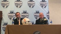 Coaches Jeff Brohm, Josh Heupel Music City Bowl