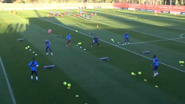 Los jugadores del Atlético vuelven al trabajo tras dar negativo en antígenos