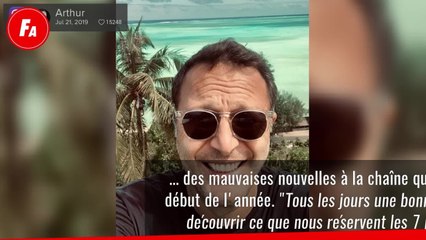 FEMME ACTUELLE - Arthur défiguré sur Instagram : l'animateur surprend ses fans