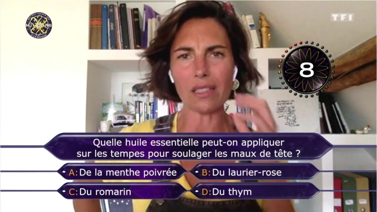 FEMME ACTUELLE - "Qui veut gagner des millions" : Alessandra Sublet décide d'appeler son ex-mari confiné avec elle (et c'est drôle)