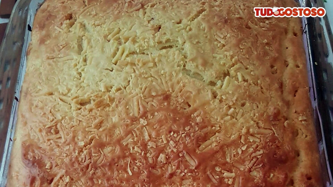 Torta de carne seca desfiada