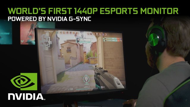 WORLD’s FIRST 1440p Esports Monitors – Powered by NVIDIA G-SYNC