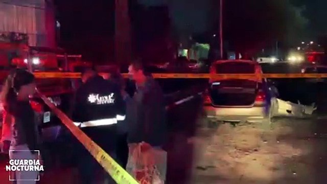 Cuatro lesionados dejó un aparatoso percance vial en la colonia Parques Zapopan