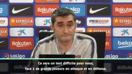 8es - Valverde : "Un test difficile" face à Lyon