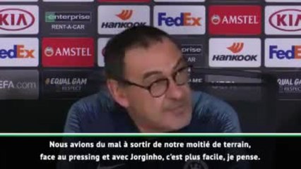 16es - Sarri : "Jorginho est vraiment un joueur très important pour nous"