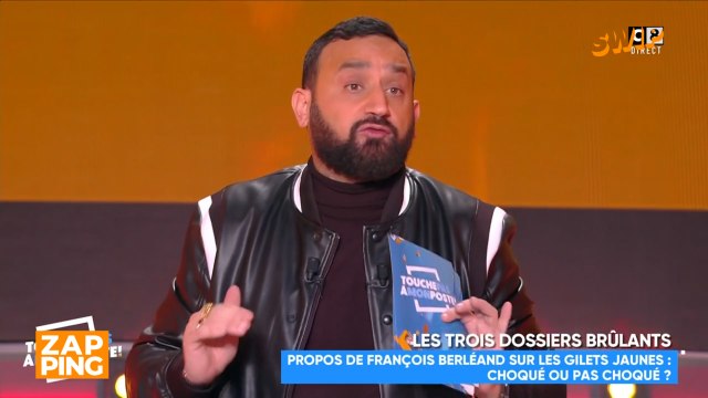 La réaction de Cyril Hanouna après l'avis de François Berléand sur les Gilets jaunes