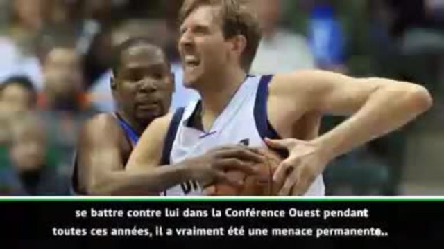 NBA - Durant : L'héritage de Nowitzki perdurera pour toujours