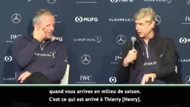 Laureus Awards - Wenger : Henry et Vieira ont la qualité pour être de grands entraîneurs