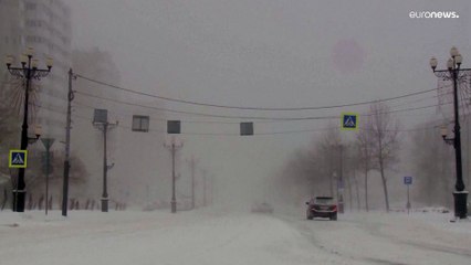 Eiskalter Winter: Russische Pazifikinsel Sachalin kämpft mit Extremwetter