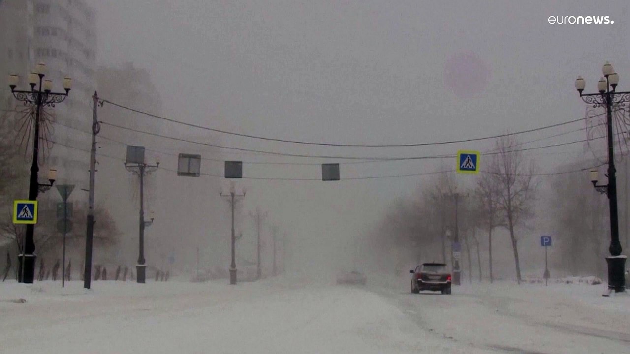Eiskalter Winter: Russische Pazifikinsel Sachalin kämpft mit Extremwetter