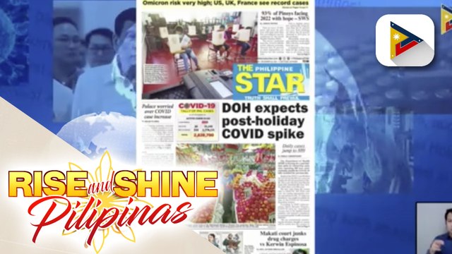 HEADLINES: Tumataas ang kaso ng COVID-19 dahil sa increase mobility kasabay ng holiday season