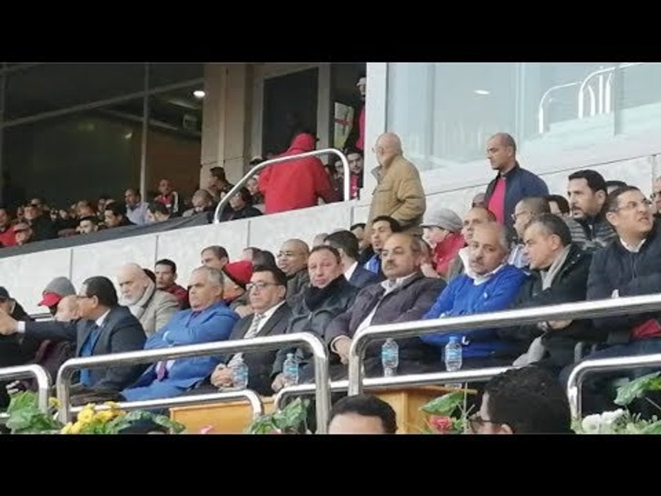الخطيب يصل لحضور مباراة الأهلي وشبيبة الساورة وسط هتافات بيبو بيبو
