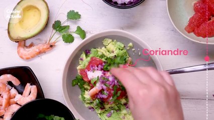 CUISINE ACTUELLE - Charlotte avocat crevettes
