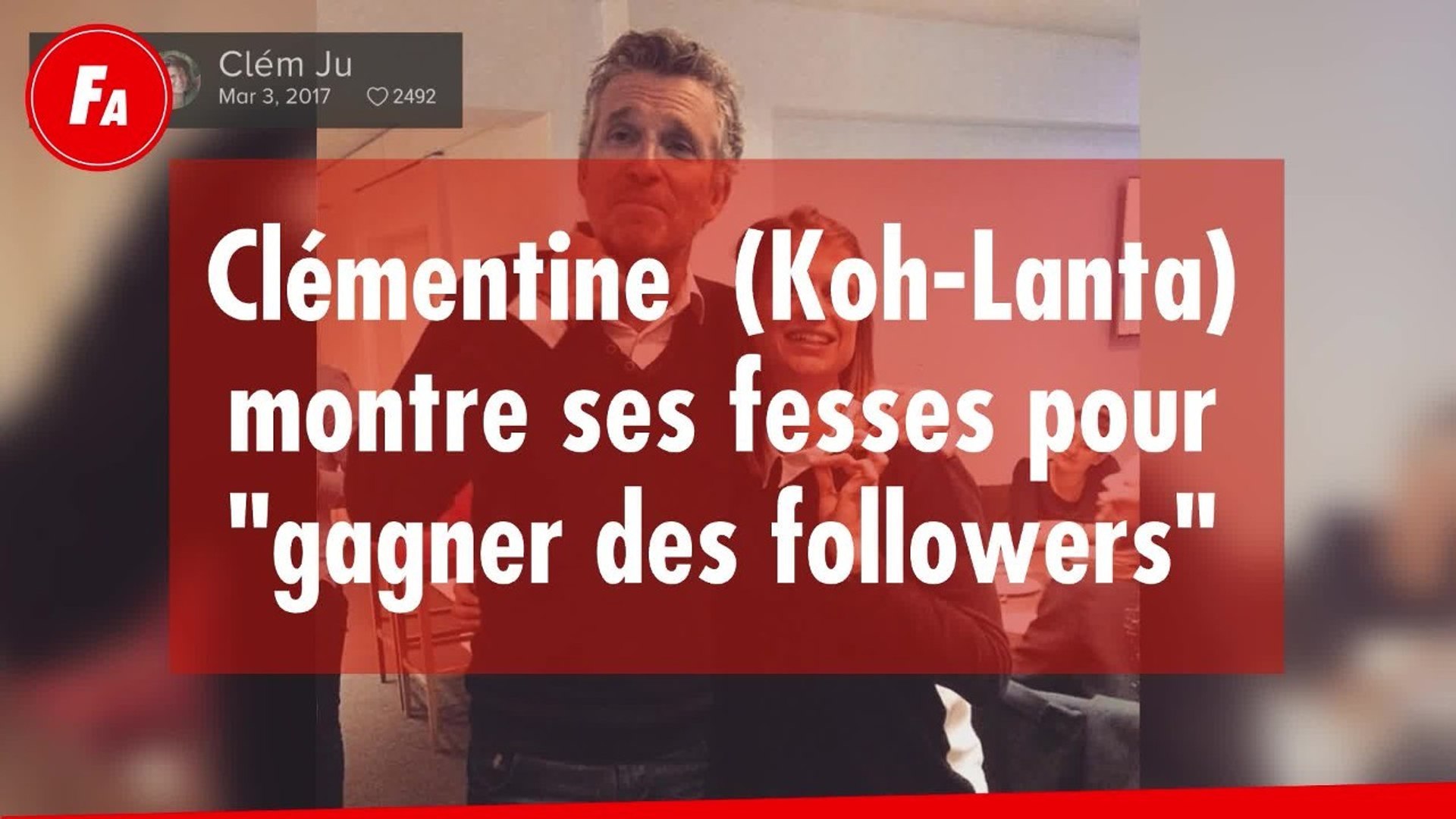FEMME ACTUELLE - Clémentine de Koh-Lanta sans culotte : elle montre ses  fesses pour "gagner des followers" sur instagram - Vidéo Dailymotion