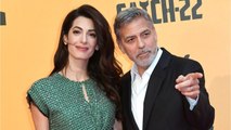 FEMME ACTUELLE - Amal Clooney : jupe courte, crop-top et paillettes, elle brille aux bras de George