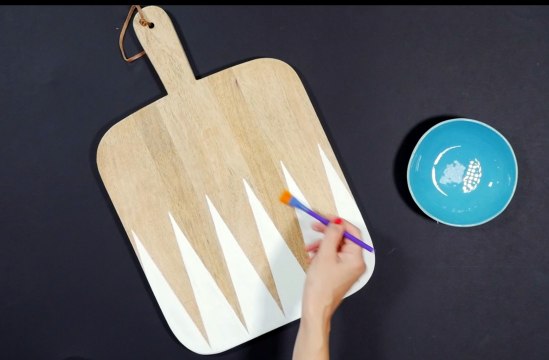 FEMME ACTUELLE Effet graphique sur une planche à découper