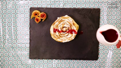 CUISINE ACTUELLE : Gâteau de crêpes roulées