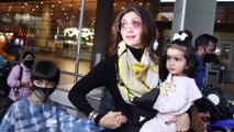 डरा रहे हो तुम लोग...Says Shilpa Shetty With Samisha, Raj Kundra Hides Fron Media At Airport