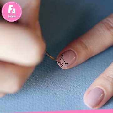 FEMME ACTUELLE - Et si on se faisait un Nail Art chat ?