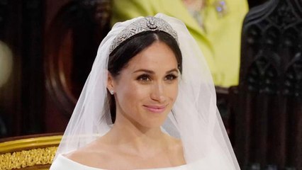 FEMME ACTUELLE - Meghan Markle dévoile un secret bien caché de sa robe de mariée