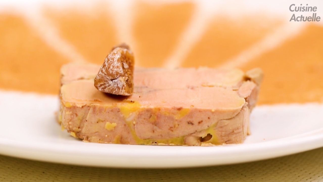 Recette terrine de foie gras grillé de jean-françois piège - Marie Claire