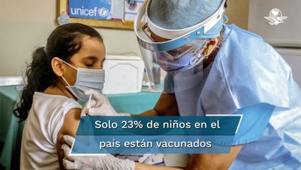Ante alza de hospitalizaciones en EU "necesitamos elevar cifra de niños vacunados", advierten