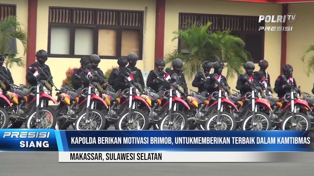 Kapolda Sulsel Pimpin Apel Kesiap Siagaan Personil Sat Brimob