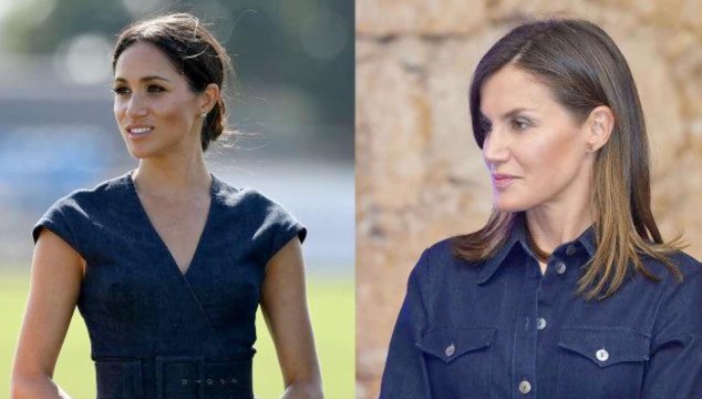 FEMME ACTUELLE - Duel mode : qui de Meghan Markle et de Letizia d’Espagne porte le mieux la robe en jean ?