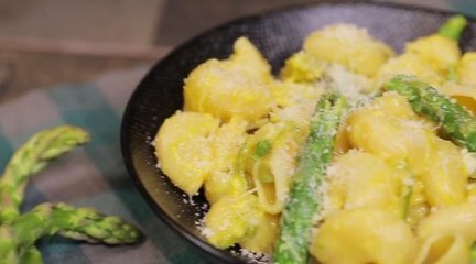 FEMME ACTUELLE : les pâtes au parmesan et asperges