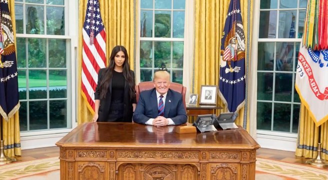 FEMME ACTUELLE - Pourquoi Donald Trump a reçu la visite de Kim Kardashian à la Maison Blanche