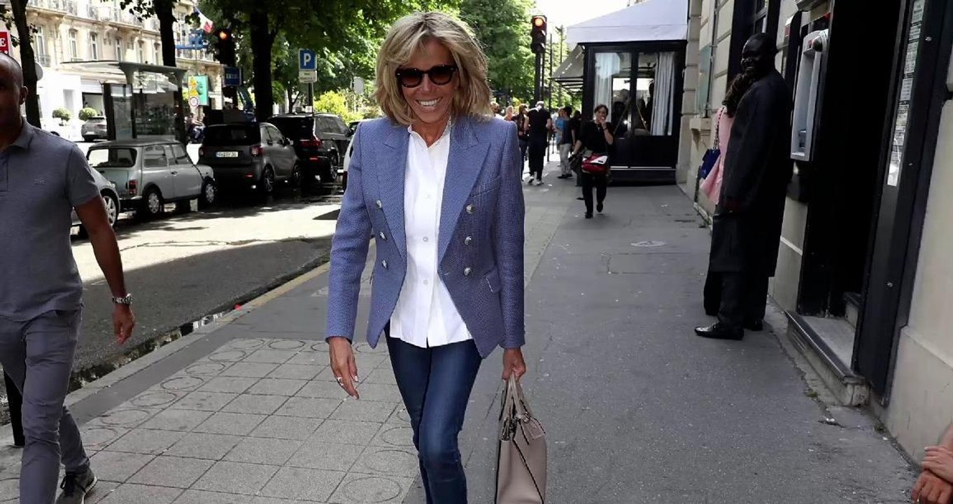 FEMME ACTUELLE - Brigitte Macron aux Solidays : son look tendance en mode festival