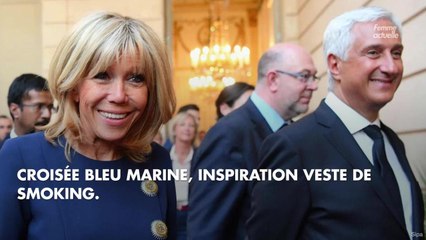 FEMME ACTUELLE - Brigitte Macron ose une robe surprenante à l’Elysée