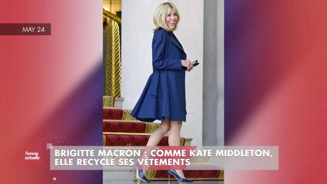 FEMME ACTUELLE - Brigitte Macron : comme Kate Middleton, elle recycle ses vêtements