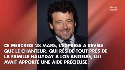 FEMME ACTUELLE - Patrick Bruel, inquiet du "défer­le­ment de haine" envers Laeticia Hallyday, lui vient en aide