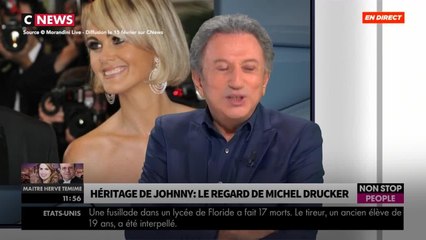 FEMME ACTUELLE - Michel Drucker sur le testament de Johnny :  "il aurait aimé qu'on ferme notre gueule"