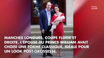 FEMME ACTUELLE - Le look de Kate Middleton pour présenter son royal baby : un hommage à Diana ?