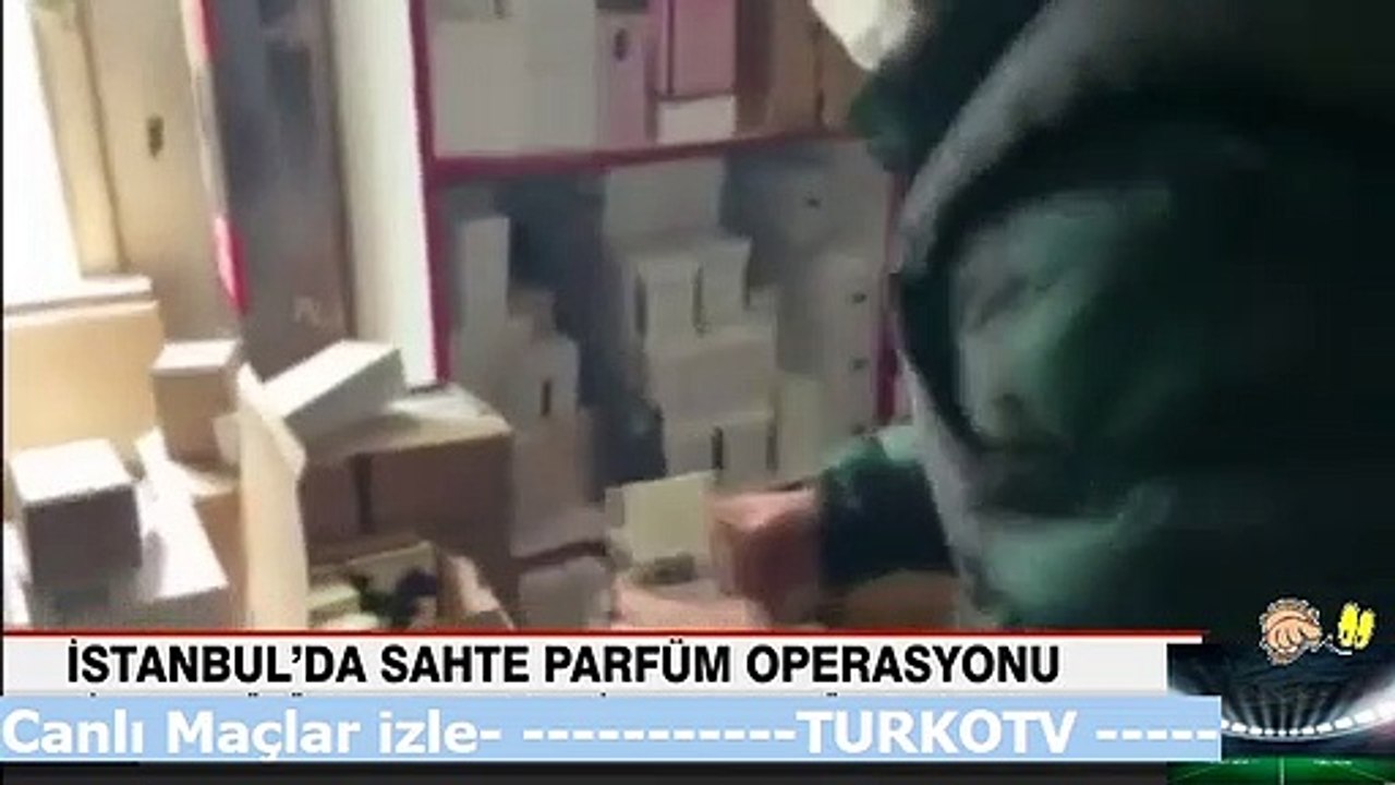 İstanbul'da sahte parfüm operasyonu