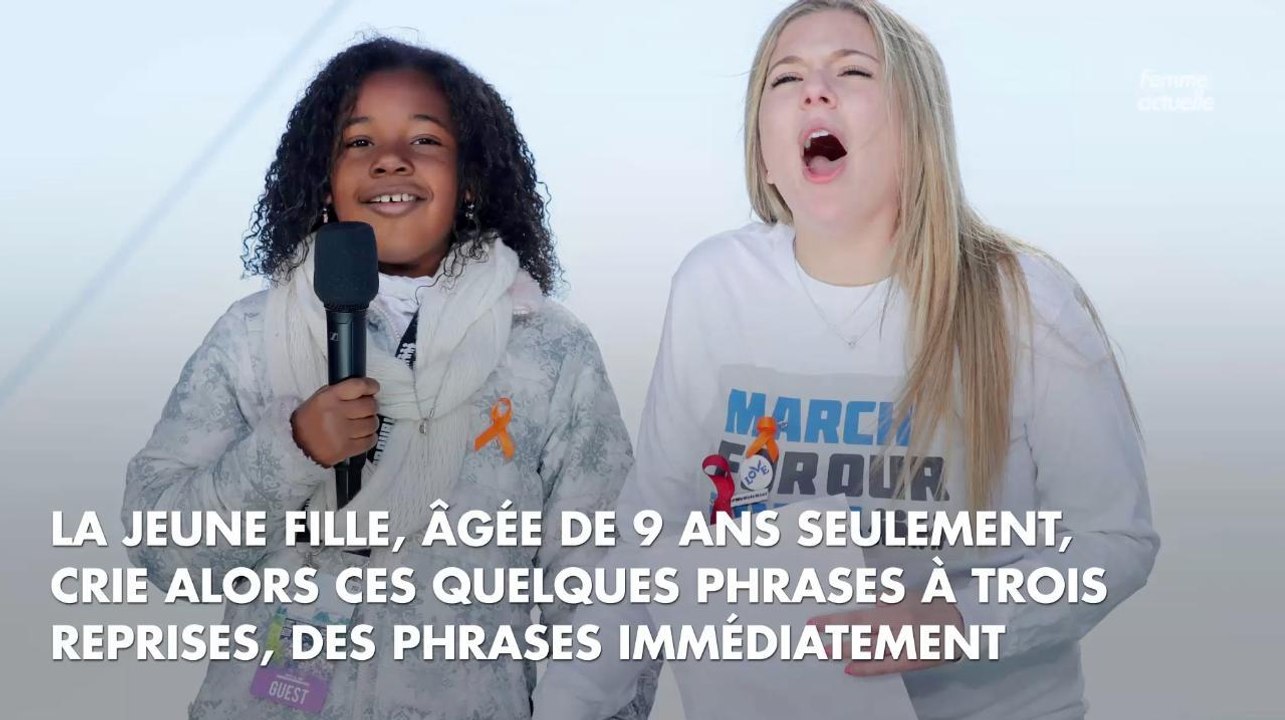 FEMME ACTUELLE - Le poignant discours de la petite-fille de Martin Luther King, Yolanda Renee King, pour "un monde sans armes"