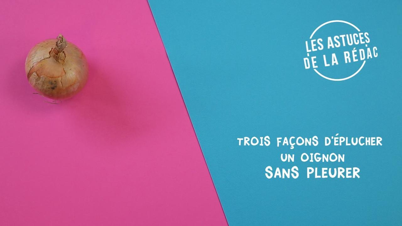 FEMME ACTUELLE - Astuce: Trois façons d'éplucher un oignon sans pleurer
