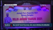 Rilis Akhir Tahun 2021 Polda Bali